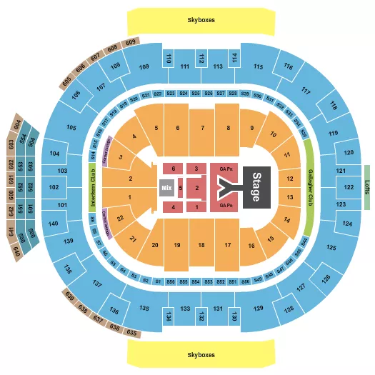 DAN AND SHAY Seating Map Seating Chart