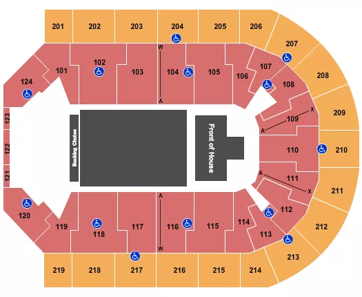 PBR Seating Map Seating Chart