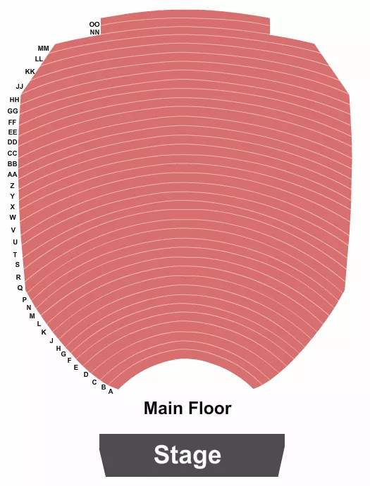 ENDSTAGE 2 Seating Map Seating Chart