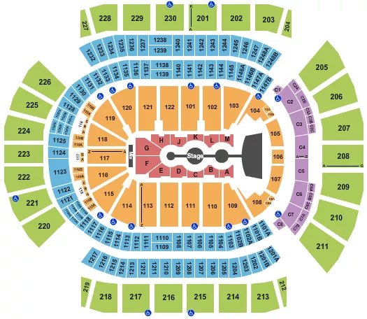 GRACIE ABRAMS 2 Seating Map Seating Chart