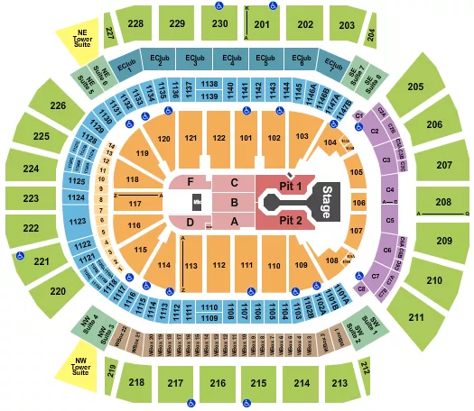 JOSIAH QUEEN Seating Map Seating Chart