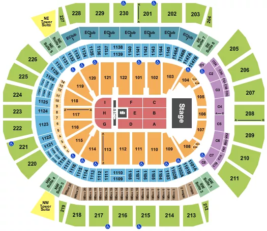 RICARDO ARJONA Seating Map Seating Chart