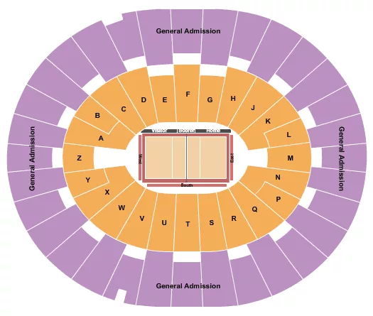 VOLLEYBALL 2 Seating Map Seating Chart