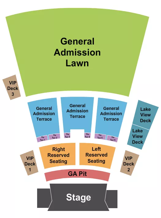 ENDSTAGE GA PIT Seating Map Seating Chart