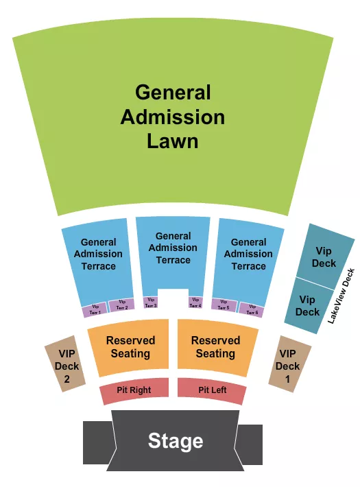 ENDSTAGELRPIT Seating Map Seating Chart