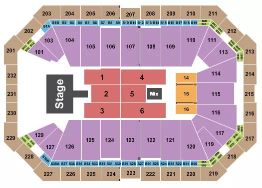 DON OMAR Seating Map Seating Chart
