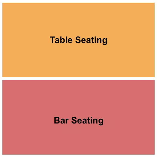 DIZZYS CLUB COCA COLA TABLE BAR Seating Map Seating Chart