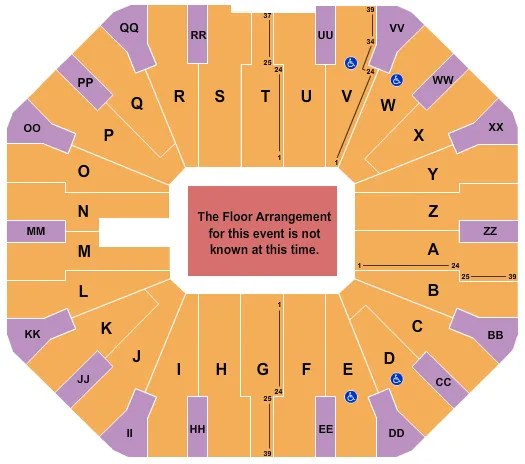 GENERIC FLOOR Seating Map Seating Chart