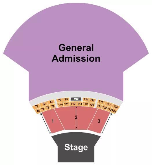 ENDSTAGE 2 Seating Map Seating Chart