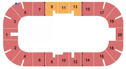 CIRCUS RSV GA Seating Map Seating Chart