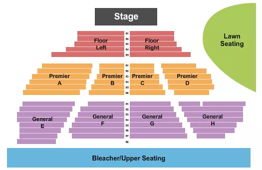 ENDSTAGE 2 Seating Map Seating Chart