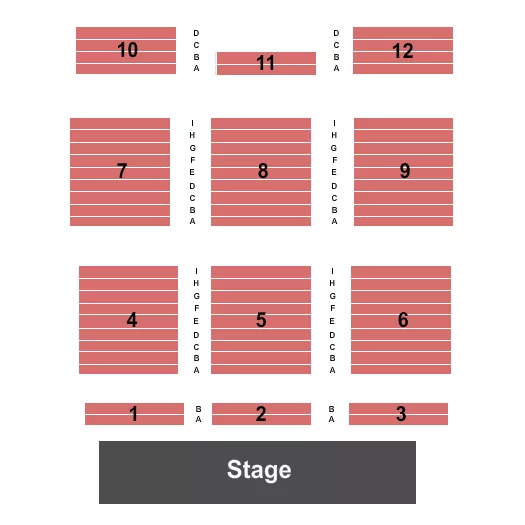 DOUBLETREE BY HILTON HOTEL PITTSBURGH CRANBERRY ENDSTAGE Seating Map Seating Chart