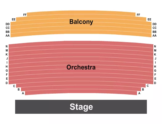 ENDSTAGE Seating Map Seating Chart