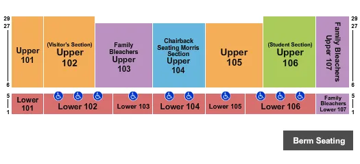 FOOTBALL 2019 20 Seating Map Seating Chart