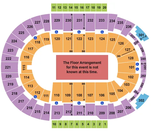 GENERIC FLOOR Seating Map Seating Chart