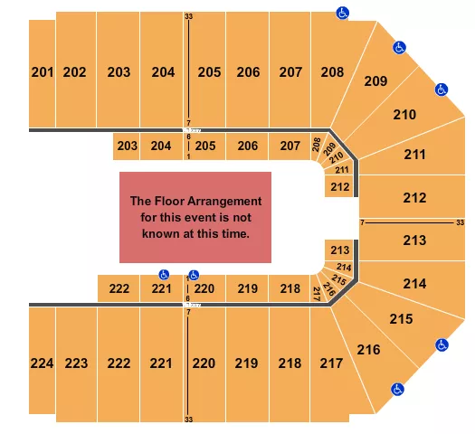 GENERIC FLOOR Seating Map Seating Chart