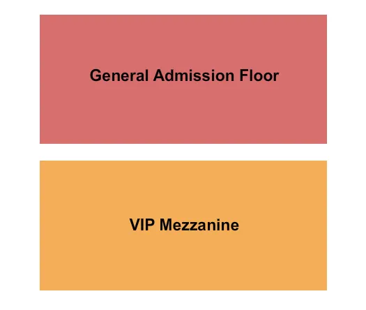EPIC EVENT CENTER WI GA FLOOR VIP MEZZ Seating Map Seating Chart