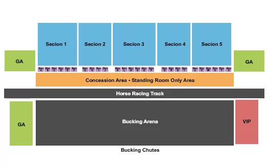 HORSE Seating Map Seating Chart