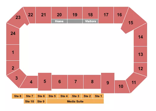 MONSTER TRUCKS Seating Map Seating Chart