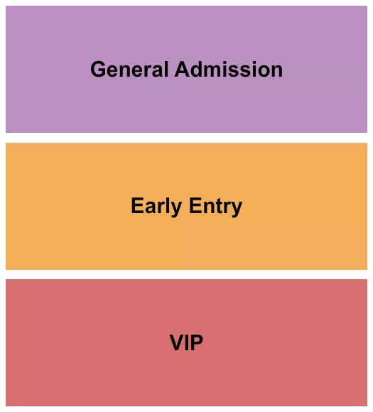 EASTPOINT CHRISTIAN CHURCH ME VIP EARLY ENTRY GA Seating Map Seating Chart