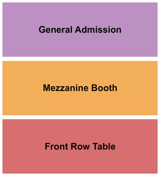 GA BOOTH TABLE Seating Map Seating Chart