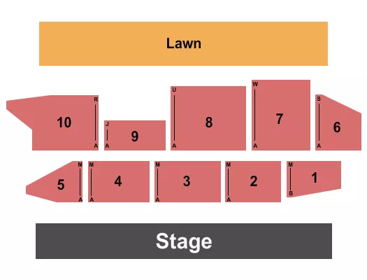 ECHOA RIDGE AT WET N WILD HAWAII ENDSTAGE Seating Map Seating Chart