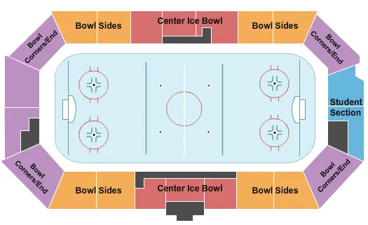 HOCKEY Seating Map Seating Chart