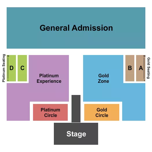 FESTIVAL Seating Map Seating Chart
