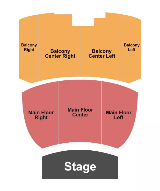 EGYPTIAN THEATRE BOISE ALFRED ROBLES Seating Map Seating Chart