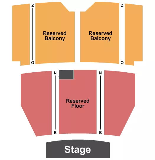 EGYPTIAN THEATRE BOISE ENDSTAGE RSV Seating Map Seating Chart