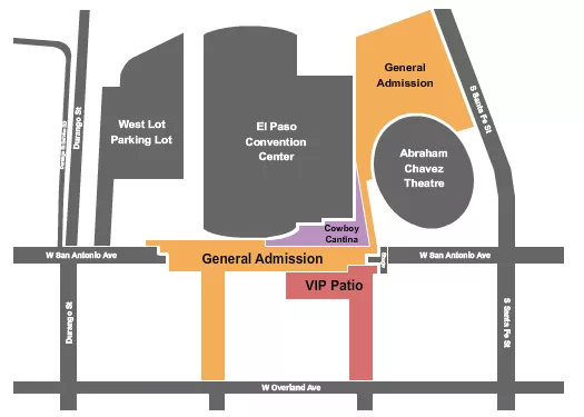 ENDSTAGE Seating Map Seating Chart