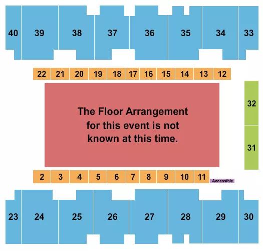 GENERIC FLOOR Seating Map Seating Chart