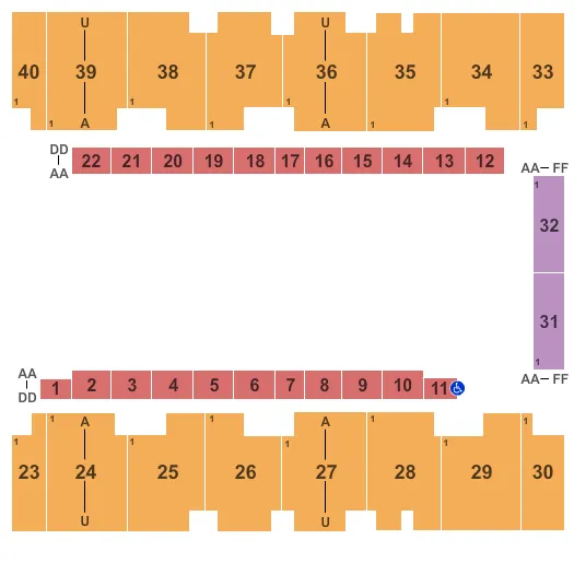 OPEN FLOOR Seating Map Seating Chart