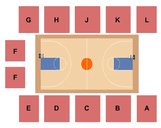BASKETBALL Seating Map Seating Chart