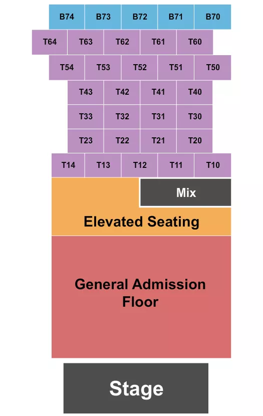 GA TABLES 2 Seating Map Seating Chart