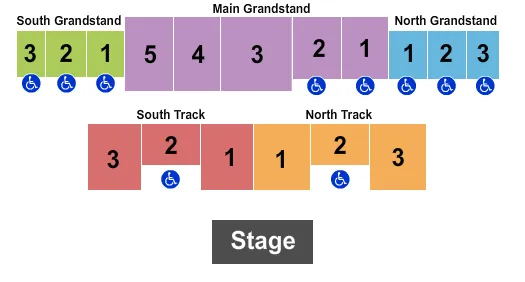 END STAGE Seating Map Seating Chart