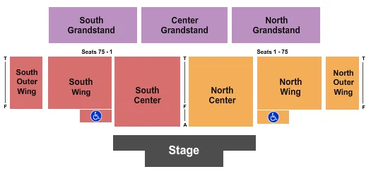 ENDSTAGE 2 Seating Map Seating Chart
