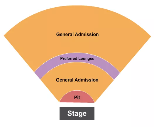 ENDSTAGE GA PIT Seating Map Seating Chart