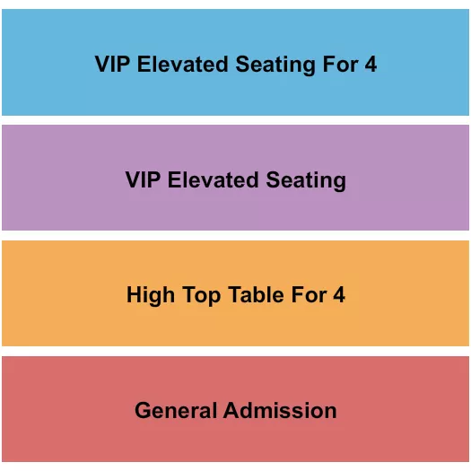 GA HIGH TOP VIP ELEVATED 2 Seating Map Seating Chart