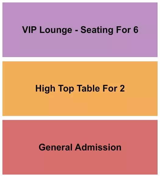 GA VIP HIGH TOP Seating Map Seating Chart