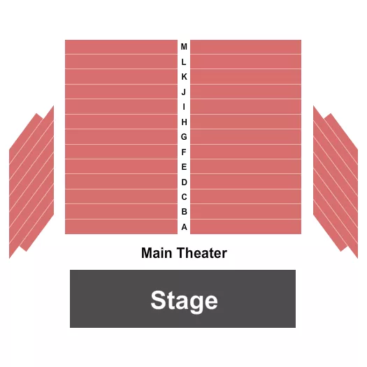 END STAGE Seating Map Seating Chart