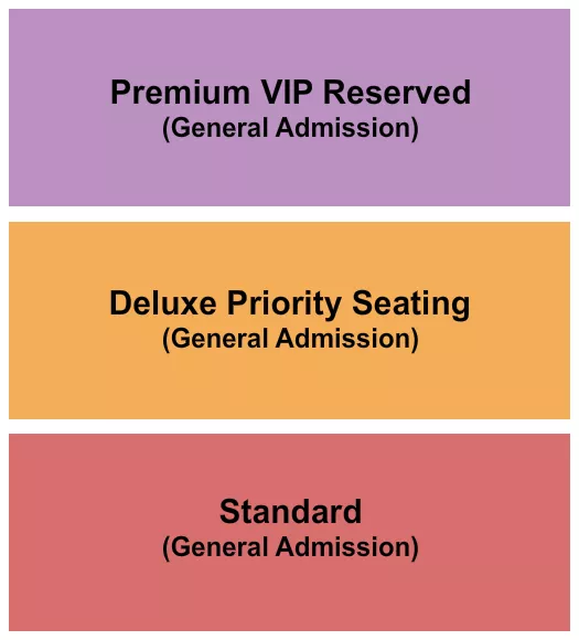 GA VARIOUS Seating Map Seating Chart
