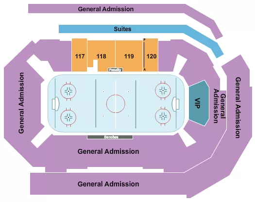 HOCKEY 2 Seating Map Seating Chart