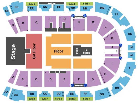 VISITLETHBRIDGECOM ARENA DIERKS BENTLEY 2022 Seating Map Seating Chart