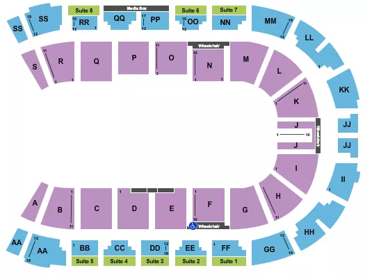VISITLETHBRIDGECOM ARENA OPEN FLOOR Seating Map Seating Chart