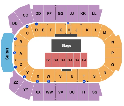 THEATRE Seating Map Seating Chart