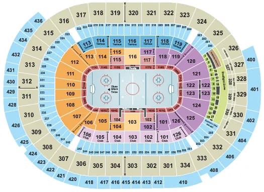 HOCKEY Seating Map Seating Chart