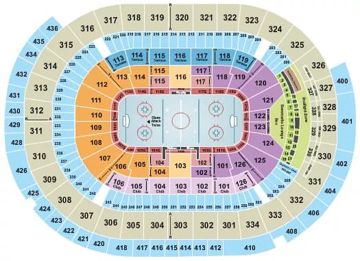 HOCKEY Seating Map Seating Chart