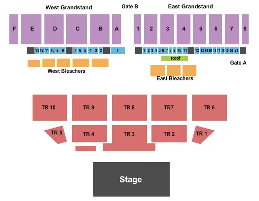ENDSTAGE Seating Map Seating Chart
