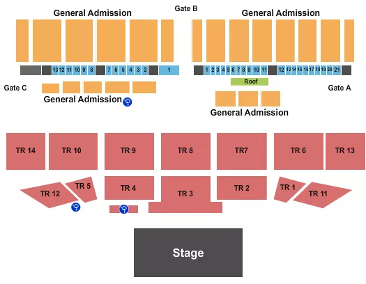 ENDSTAGE 3 Seating Map Seating Chart